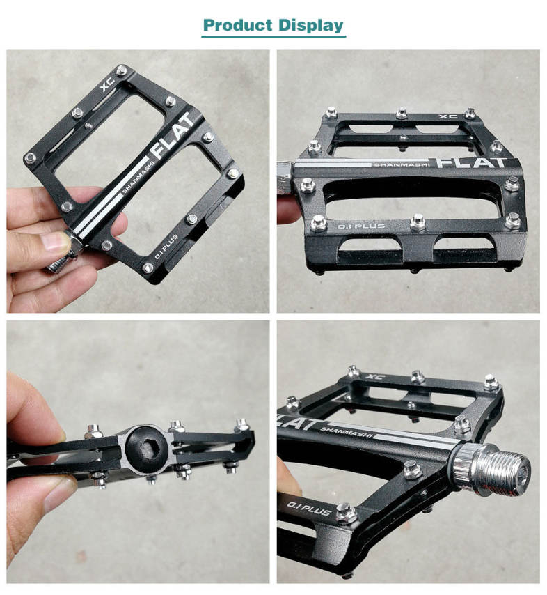 Shanmashi 0.1PLUS Aluminium Alloy Mountain Bike Pedals High-strength Non-slip Surface