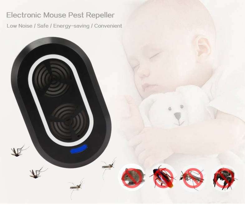 8 Waves Band Integrated Electronic Mouse Expeller Mosquito Pest Repeller