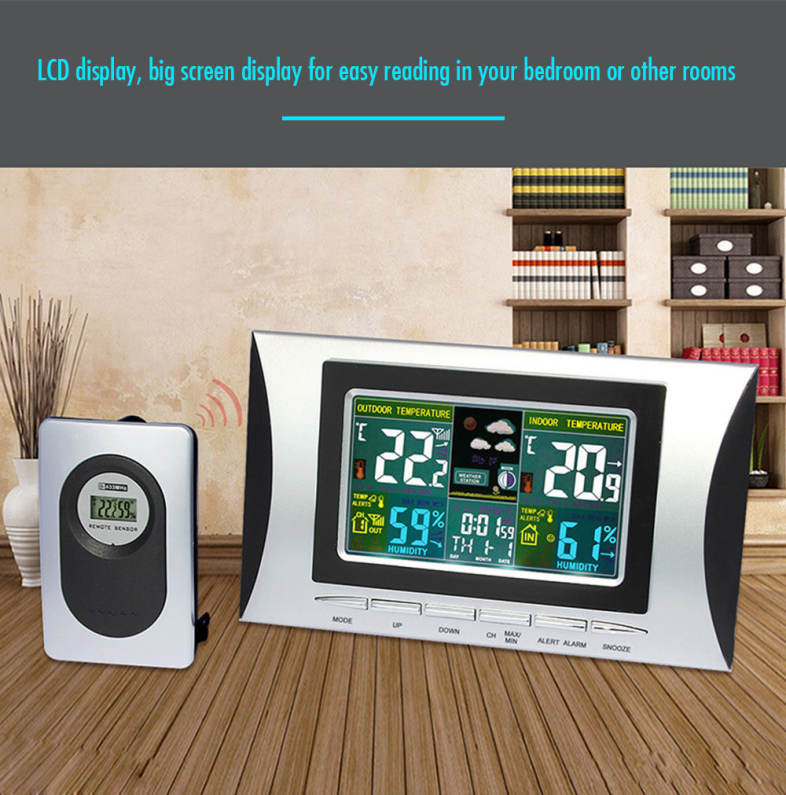 Digital Alarm Clock with Temperature and Humidity