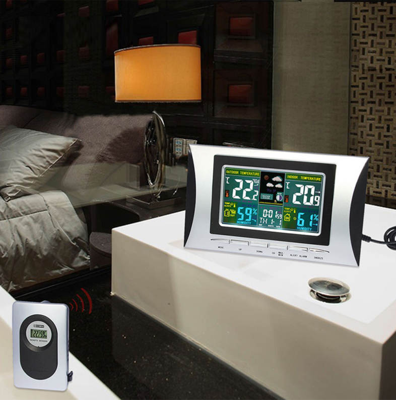 Digital Alarm Clock with Temperature and Humidity