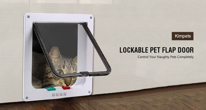 Kimpets Lockable Dog Cat Security Flap Door