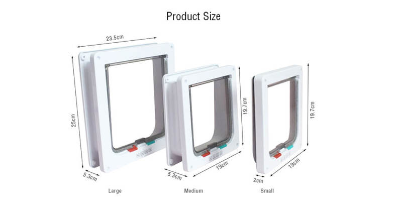 Kimpets Lockable Dog Cat Security Flap Door