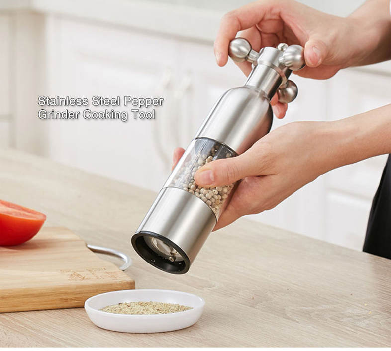 Stainless Steel Pepper Grinder Cooking Tool 