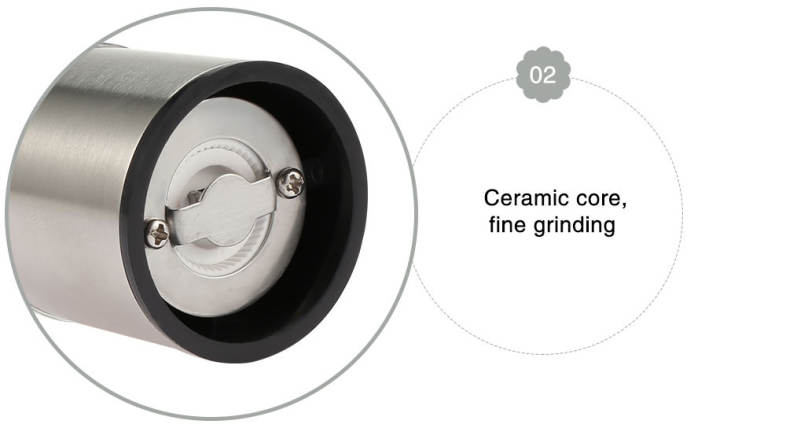Stainless Steel Pepper Grinder Cooking Tool 