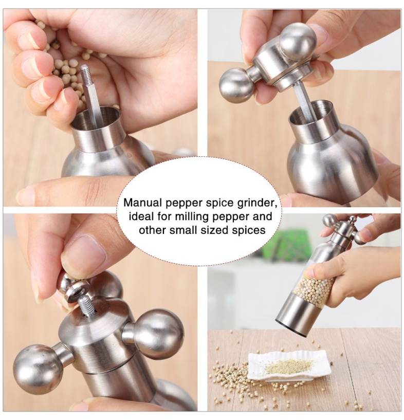 Stainless Steel Pepper Grinder Cooking Tool 