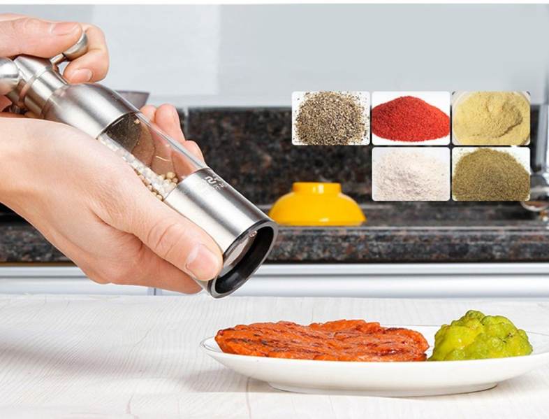 Stainless Steel Pepper Grinder Cooking Tool 