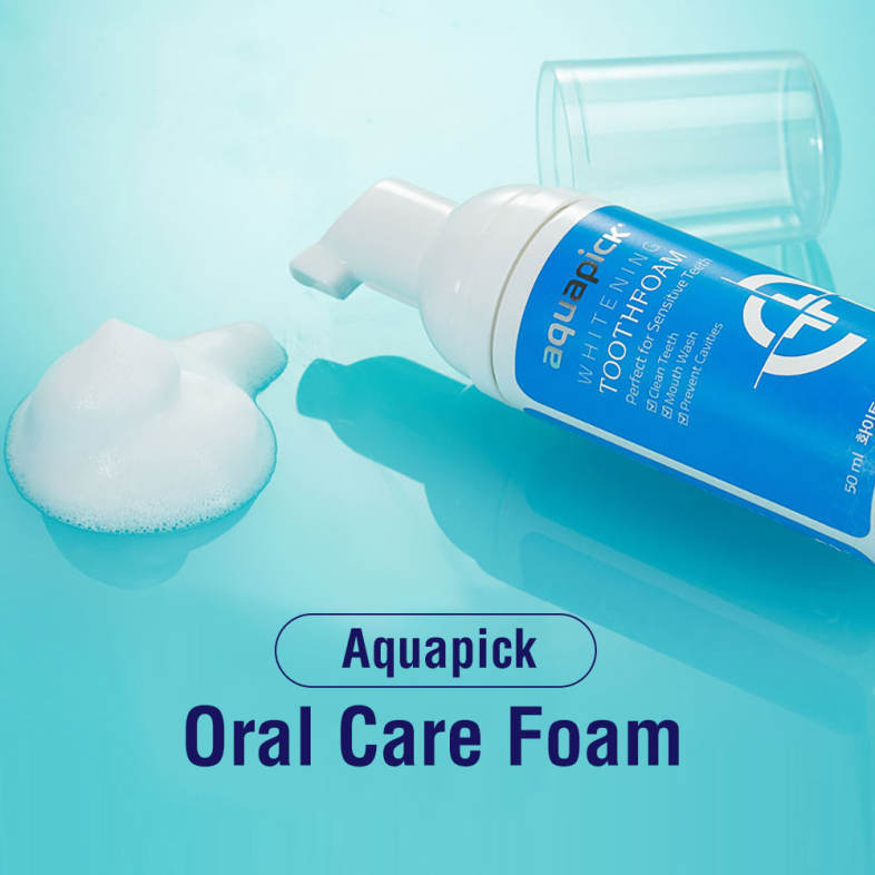 Aquapick 50ml Portable Oral Care Foam Whitening Toothpaste