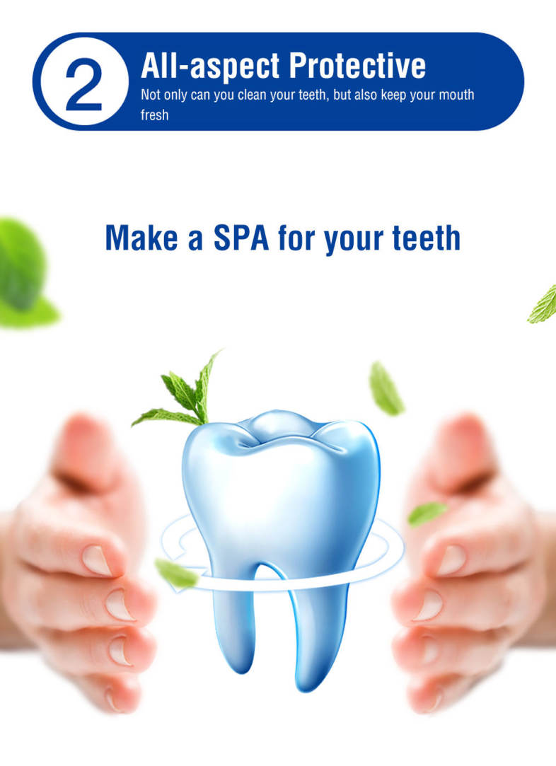 Aquapick 50ml Portable Oral Care Foam Whitening Toothpaste