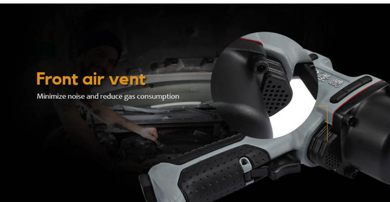 Rongpeng 7445 Professional 1/2 inch Twin Hammer Air Impact Wrench 