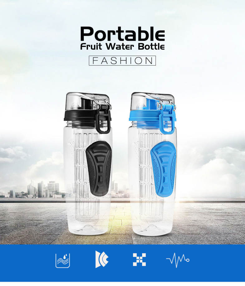 Portable Fruit Water Bottle Space Cup for Outdoor Sports