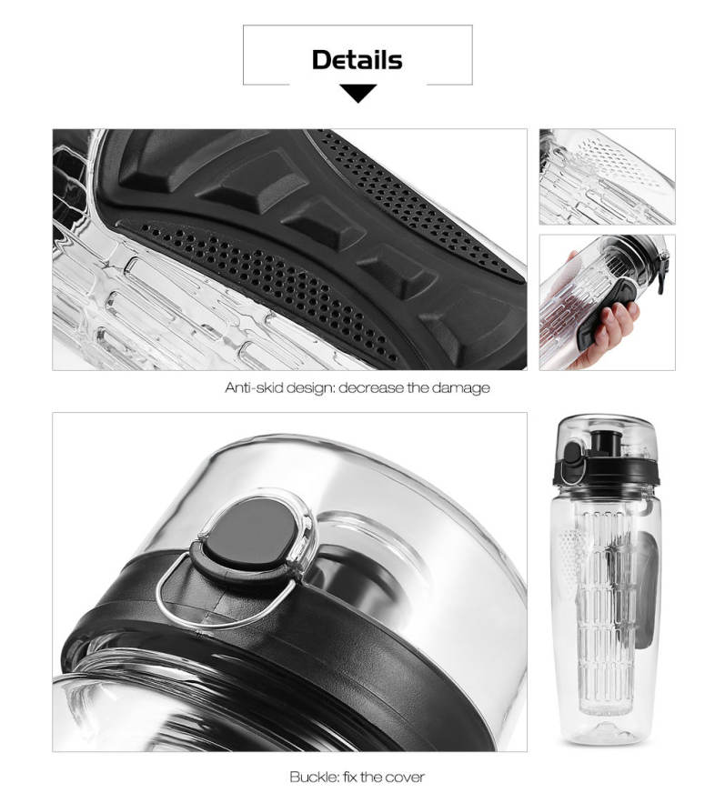 Portable Fruit Water Bottle Space Cup for Outdoor Sports
