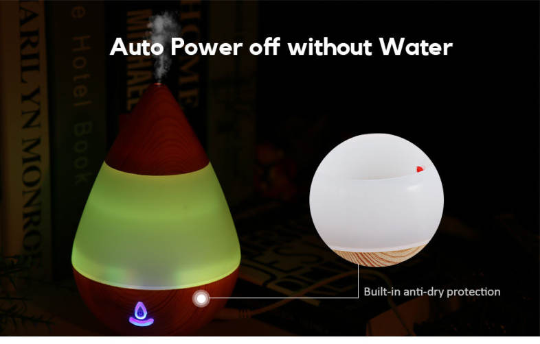 AJ - 216 235ml Aromatherapy Humidifier with Night Light Bluetooth Function