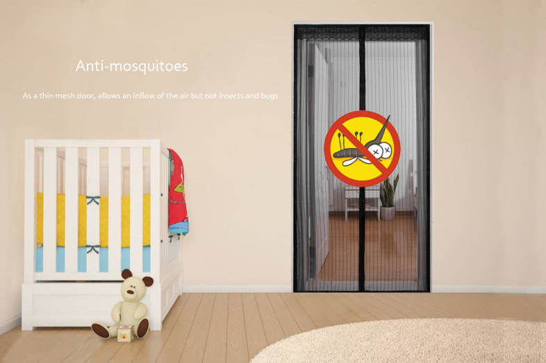 Magnetic Screen Door Anti-mosquito Magnet Mesh Gate