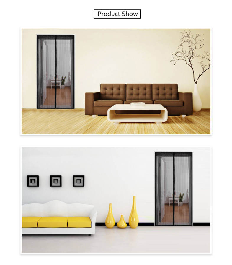 Magnetic Screen Door Anti-mosquito Magnet Mesh Gate