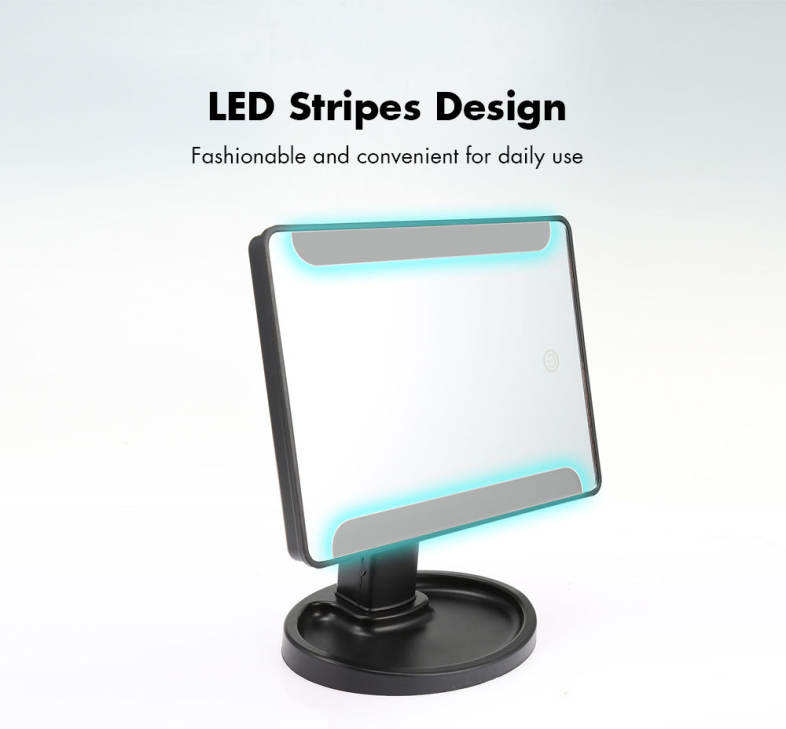 Rotation Intelligent LED Light Makeup Mirror