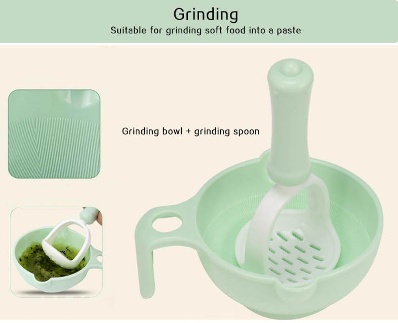 Grinding Bowl Baby Food Grinder Manual Tools