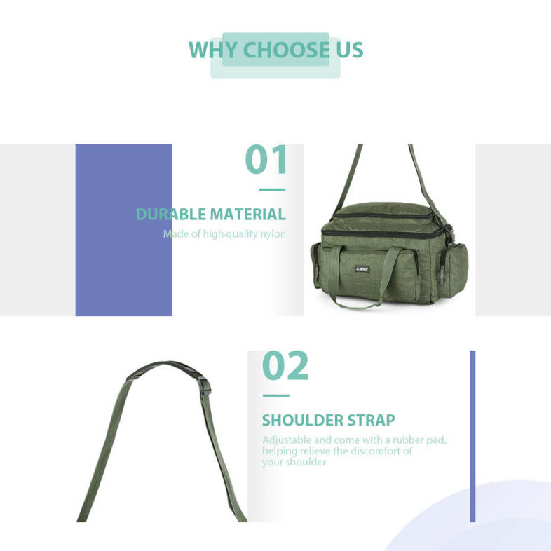 LEO Multifunctional Lure Pack Fishing Tackle Bag for Outdoor Activities