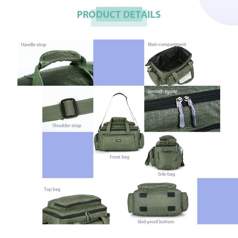 LEO Multifunctional Lure Pack Fishing Tackle Bag for Outdoor Activities