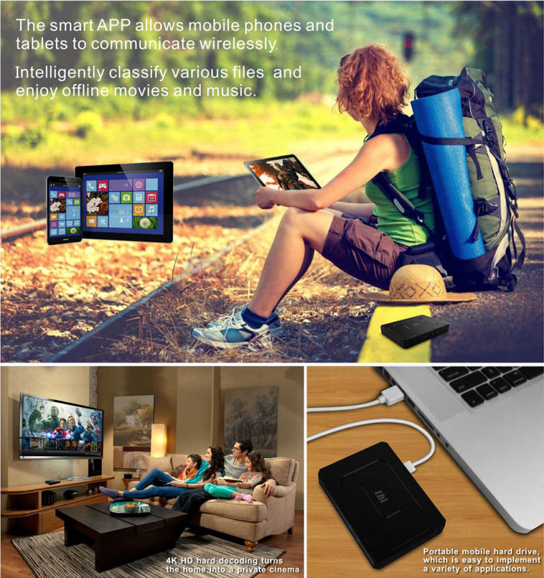 THL Super Box Amlogic S912 2GB RAM 16GB ROM 2.4G   5G WiFi BT 4.0 Support Wifi Hotspot / Smart APP / Hard Disk