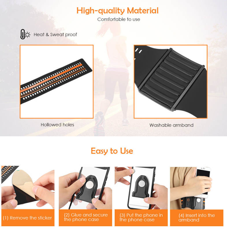 Maleroads Sports Running Armband for iPhone / Samsung Smartphone