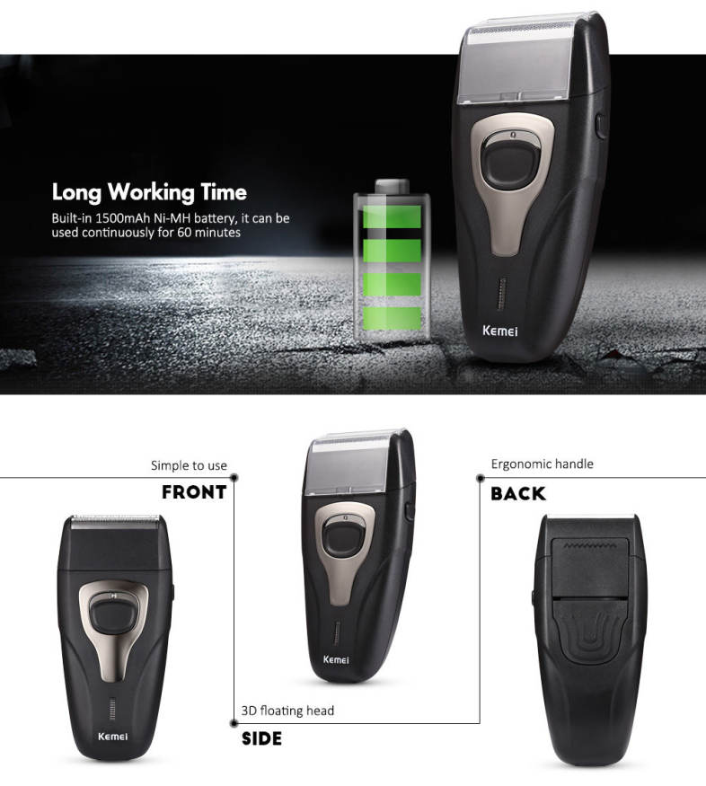 Kemei KM - 1103Z Dual Floating Men's Electric Shaver