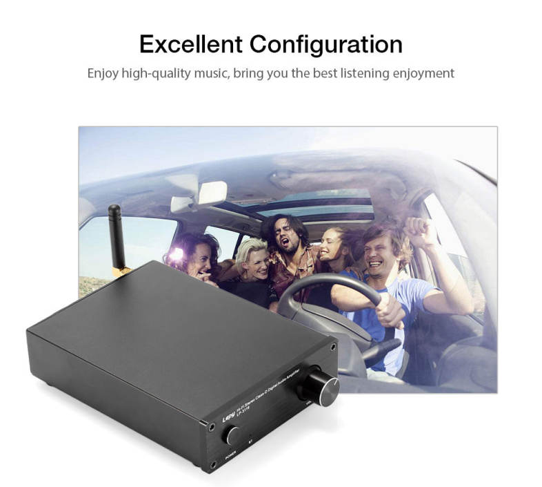Lepy LP - 3166 Bluetooth Amplifier 2-channel HiFi Digital Stereo Audio 