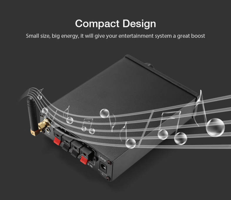 Lepy LP - 3166 Bluetooth Amplifier 2-channel HiFi Digital Stereo Audio 