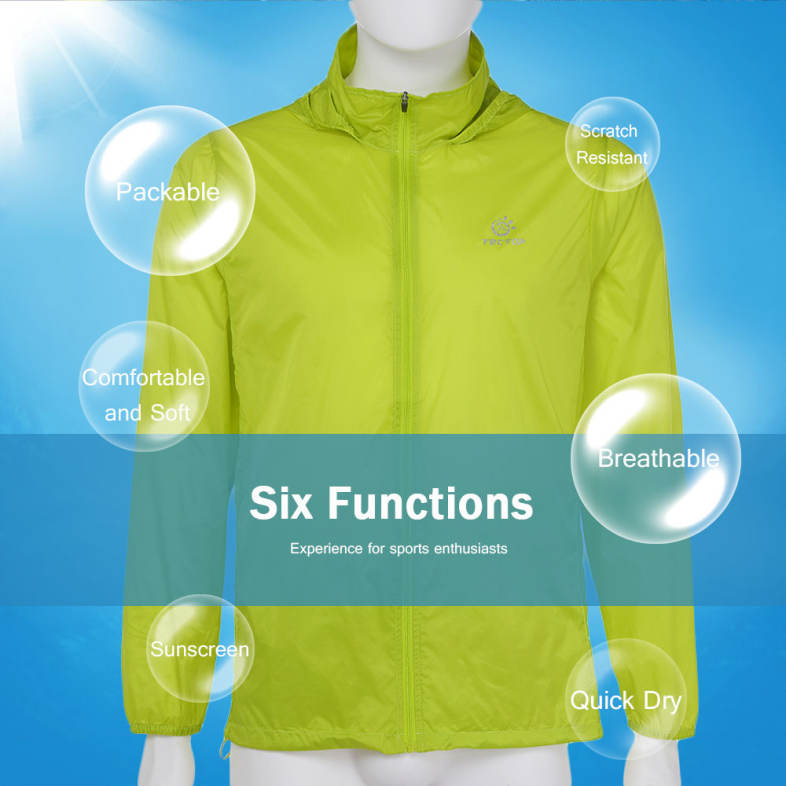Tectop JL - 3009 Men Breathable Sports Jacket Windproof Light Beach Wear