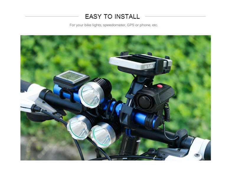 Deemount HLD - 208 Bike Extender Handlebar with Aluminum Alloy Bracket 