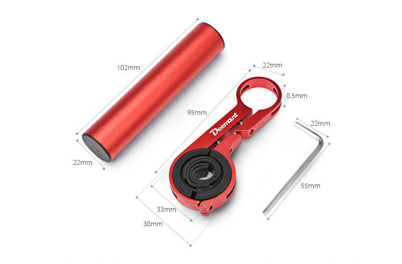 Deemount HLD - 207 Bicycle Extension Holder Aluminum Alloy for Mountain Bike