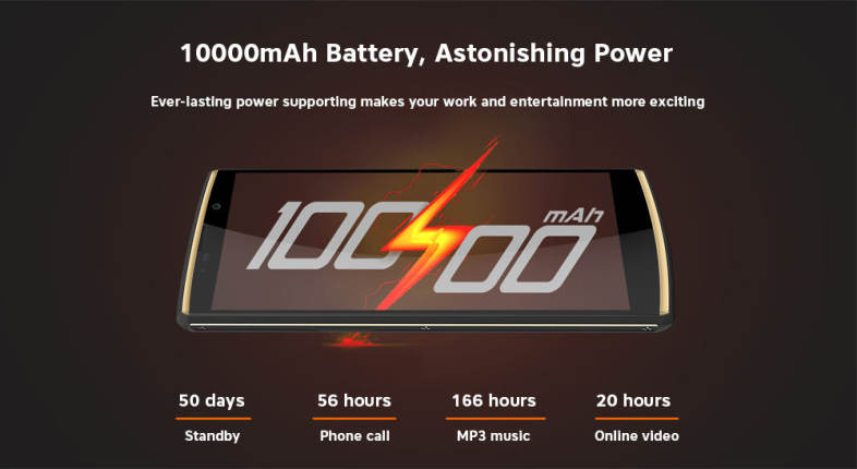 OUKITEL K7 6.0 inch 4G Phablet MTK6750T Octa Core 4GB RAM 64GB ROM 10000mAh