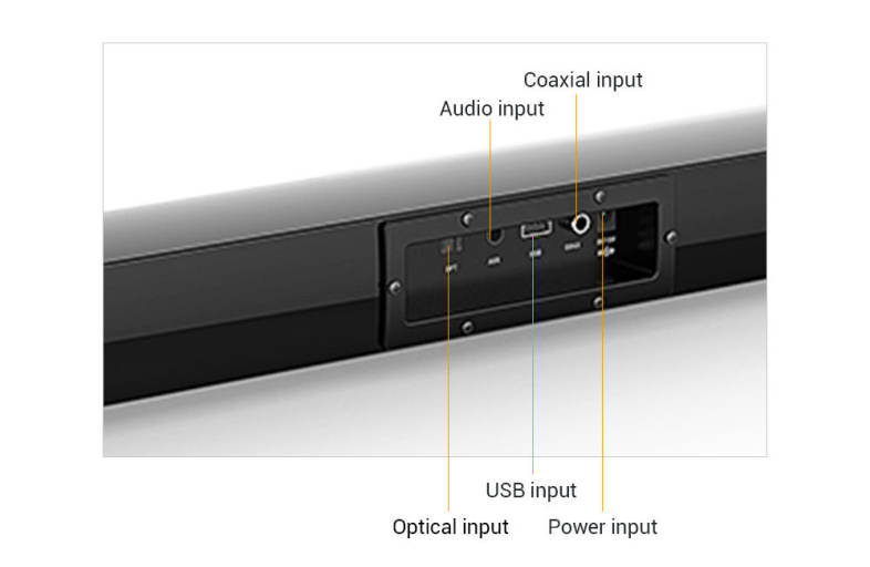 Shunpad S - R100 Wireless Bluetooth Soundbar Speaker with LED Display