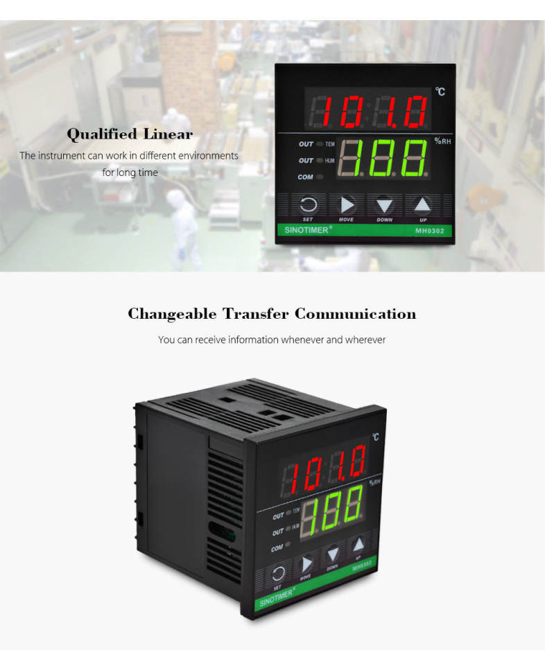 SINOTIMER Intelligent Temperature Humidity Control Instrument for Bakery Warehouse Hatch
