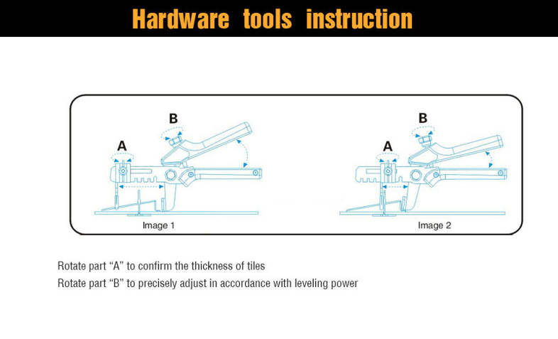 Adjustable Tile Leveling Pliers Hardware Tool