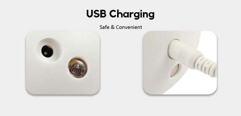 Portable LED USB Light Sensor Nursing Night Lamp for Baby Breast Feeding