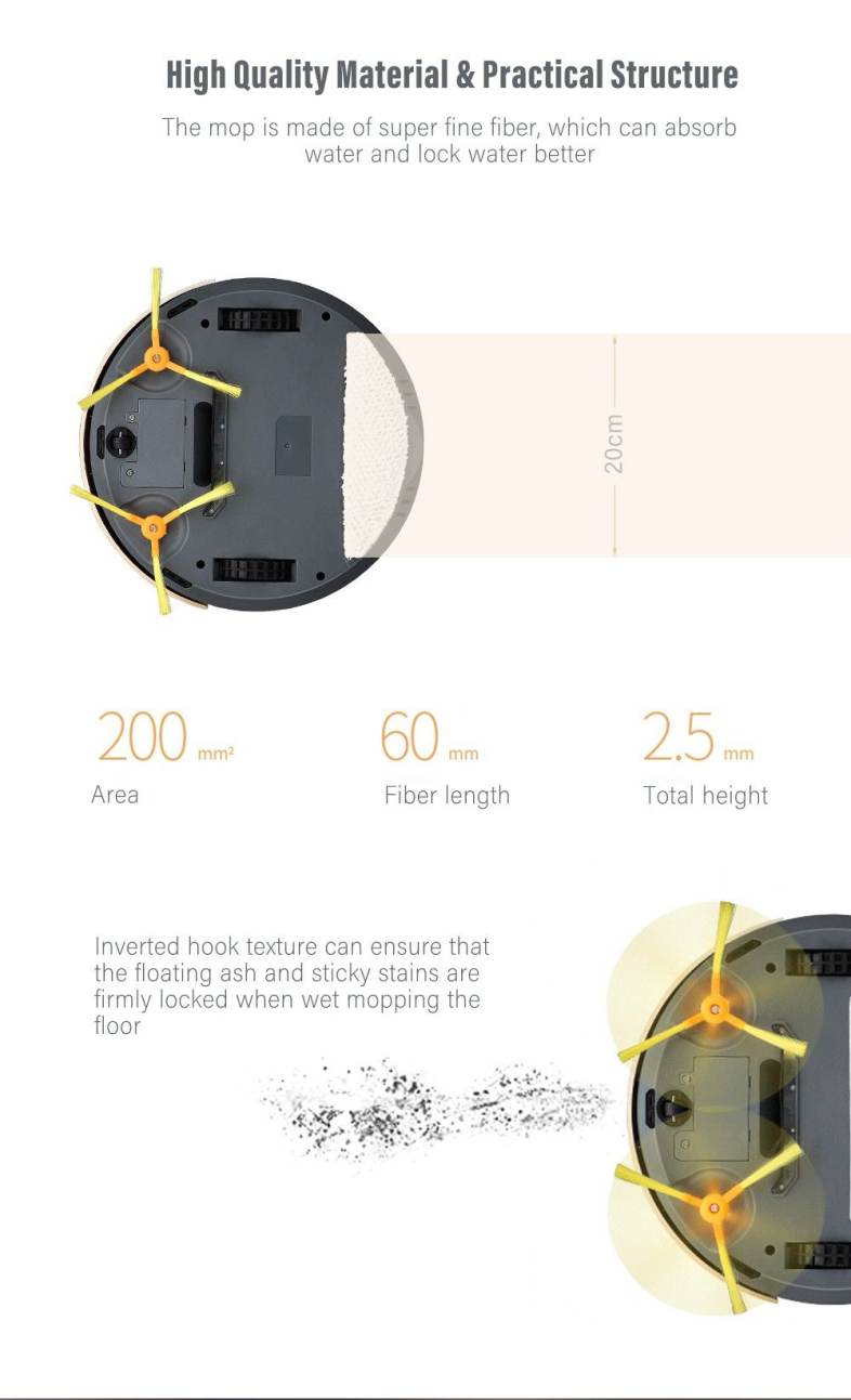 KLiNSMANN Intelligent Cleaning Robot Household Vacuum Cleaner