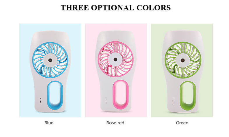 Mini USB Handheld Beauty Moisturizing Fan with Cooling Spray Humidifier