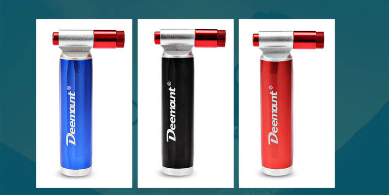 Deemount Portable Mini Bicycle Air Pump Ultra-light Inflator A / V and F / V