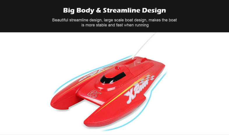 CT3352 2.4GHz 4CH RC Racing Boat Strong Power Water Toy for Children