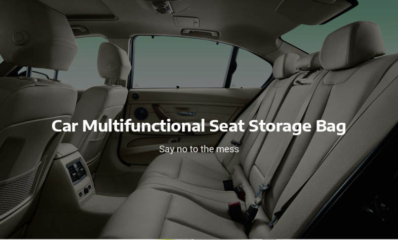 Car Multifunctional Seat Back Hanging Storage Bag