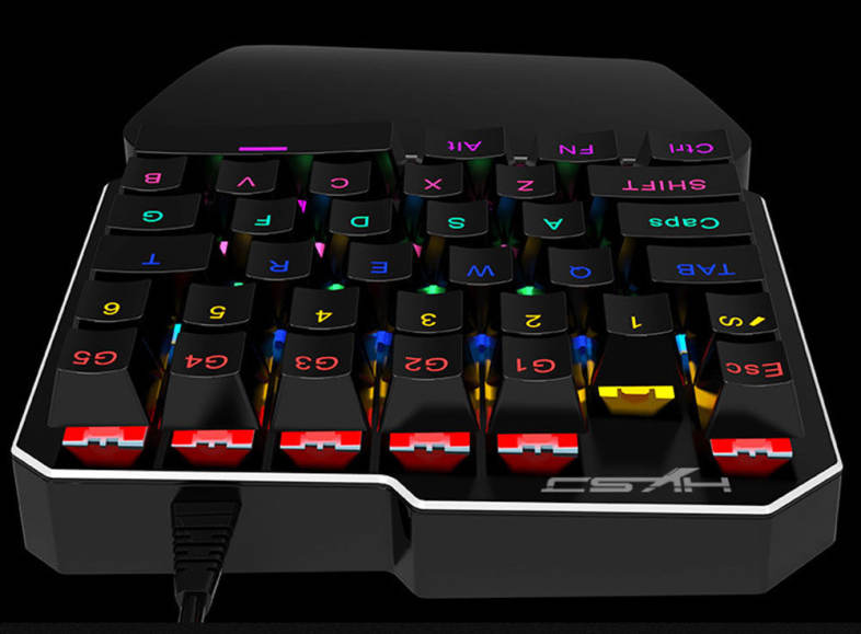 HXSJ J100 One-handed Gaming Mechanical Keyboard