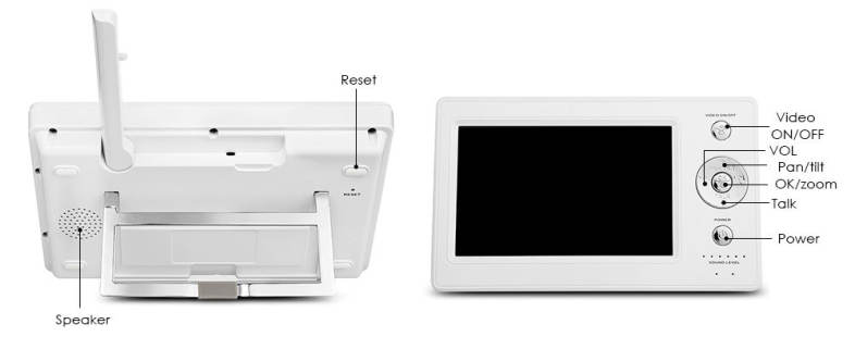 HD Newborn Baby Monitor with Zoomable Night Vision Digital Color Camera