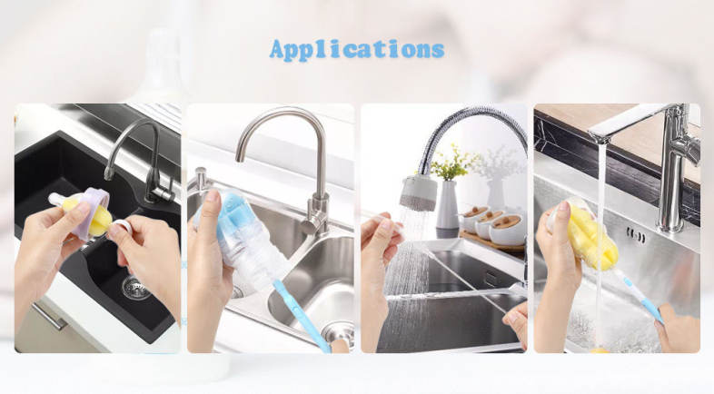 Rluckey L - MS004 Baby Nipple Drinking Straw Bottle Brush Cleaning Set