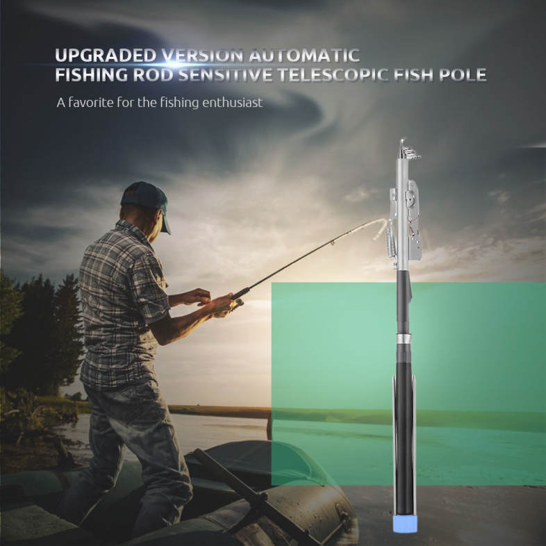 Outlife Upgraded Version Automatic Fishing Rod Sensitive Telescopic Fish Pole