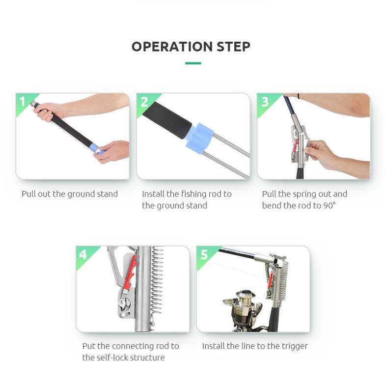 Outlife Upgraded Version Automatic Fishing Rod Sensitive Telescopic Fish Pole
