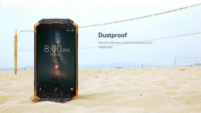poptel P9000 MAX 4G Phablet IP68 MTK6750V Octa Core 4GB RAM 64GB ROM 9000mAh