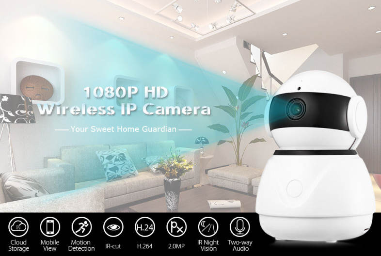 C8 1080P HD WiFi Indoor Home Security IP Camera for Baby / Elder / Pet