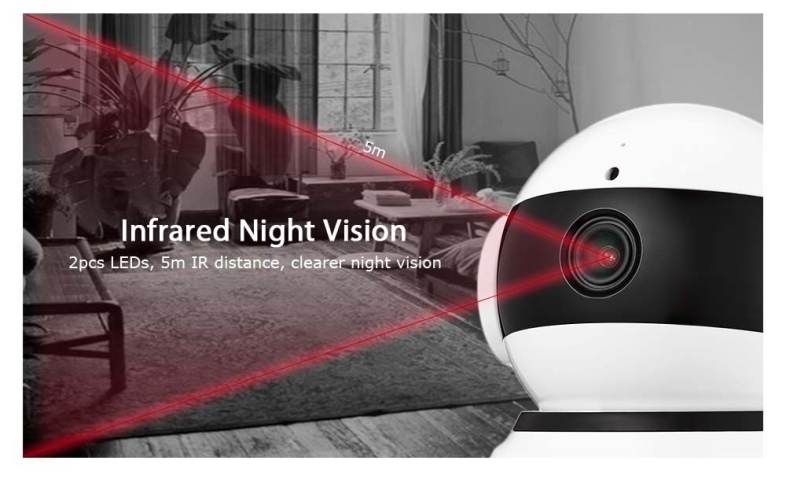 C8 1080P HD WiFi Indoor Home Security IP Camera for Baby / Elder / Pet
