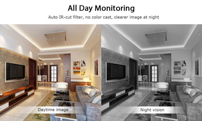 C8 1080P HD WiFi Indoor Home Security IP Camera for Baby / Elder / Pet