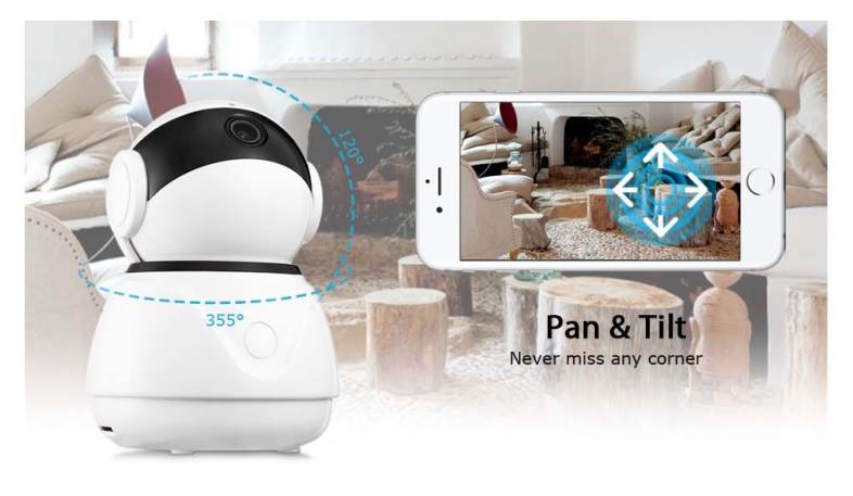 C8 1080P HD WiFi Indoor Home Security IP Camera for Baby / Elder / Pet